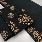 Wax Batik Black Colour Dress