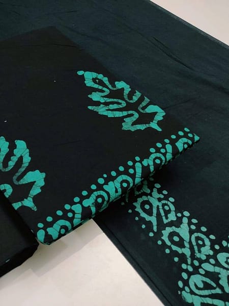 Wax Batik Black Colour Dress