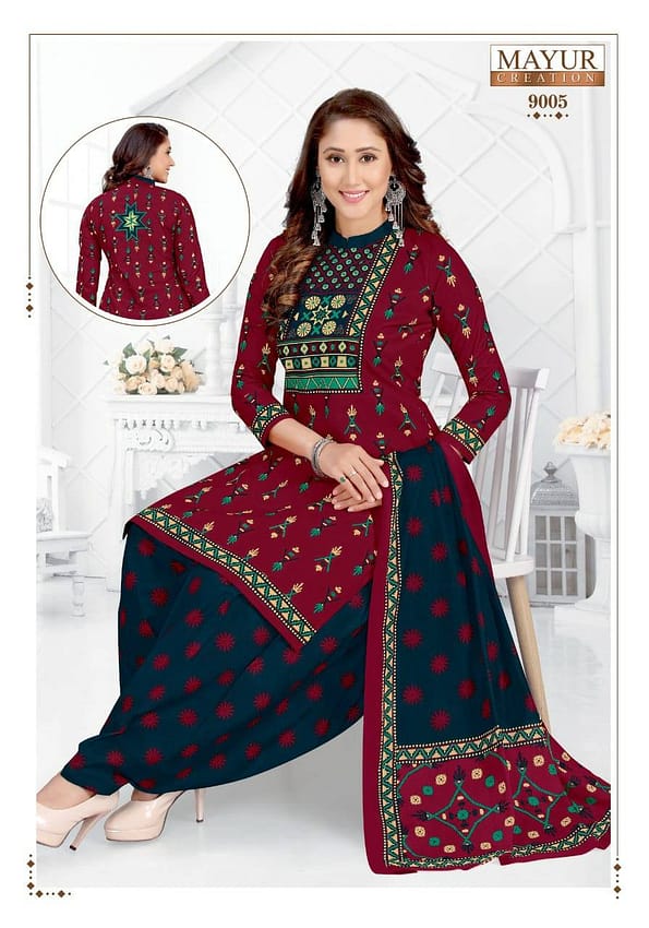 MAYUR CREATION IKKAT VOL 9 COTTON PRINTED SALWAR SUITS AT CHEAPEST PRICE-20149