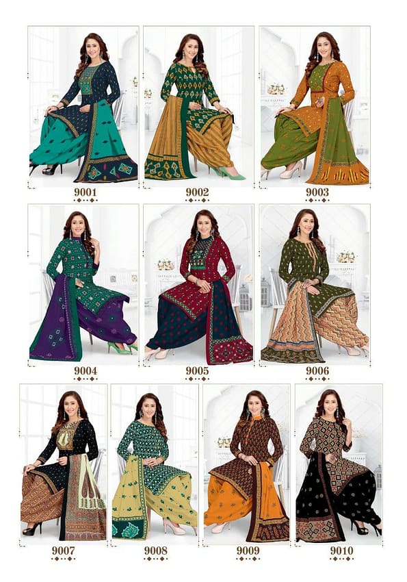 MAYUR CREATION IKKAT VOL 9 COTTON PRINTED SALWAR SUITS AT CHEAPEST PRICE-20154